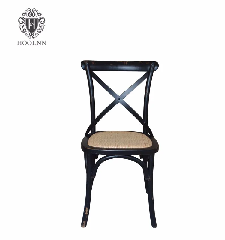 French Fabric Cross Dining Chair ED-024-F