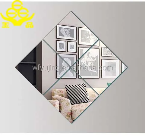 Square Shape Decorative Mirror Beveled Mirror Tiles 12x12 Buy