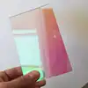 custom plastic 3mm rainbow radiant iridescent acrylic sheet laser cutting