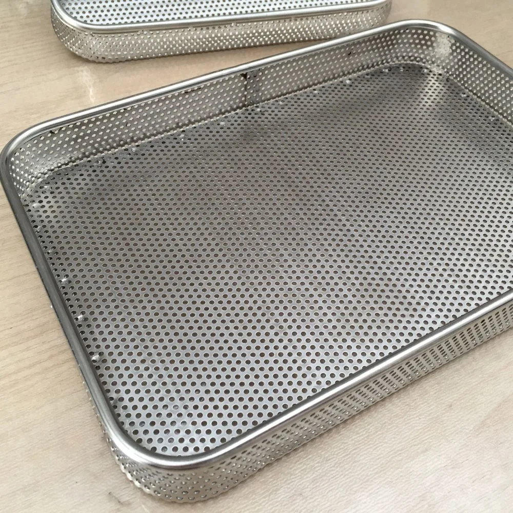 304 Material Stainless Steel Round Mesh Hole Baking Trays Buy 304 Materia Tray,Stainless Steel
