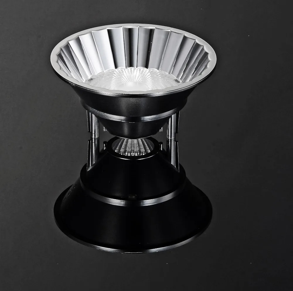 Anti Glare Led Light Cob Reflector Gt292 Plastic Cover With Fresnel