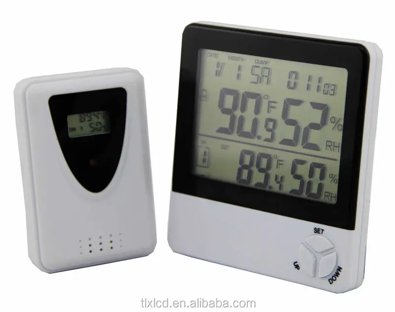 Temperature Alert Baby Room Thermometer Hygrometer,Remote Temperature