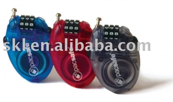 retractable luggage lock