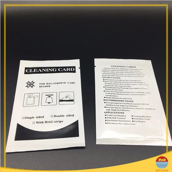 High Quality Head Cleaning Card For Printer/atm/card Reader
