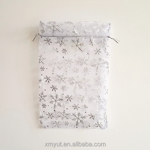 Shoe Bag/organza Pouch Logo or Customized Acceptable Cheap Custom Printed Organza Gift Drawstring Recyclable White with Pink