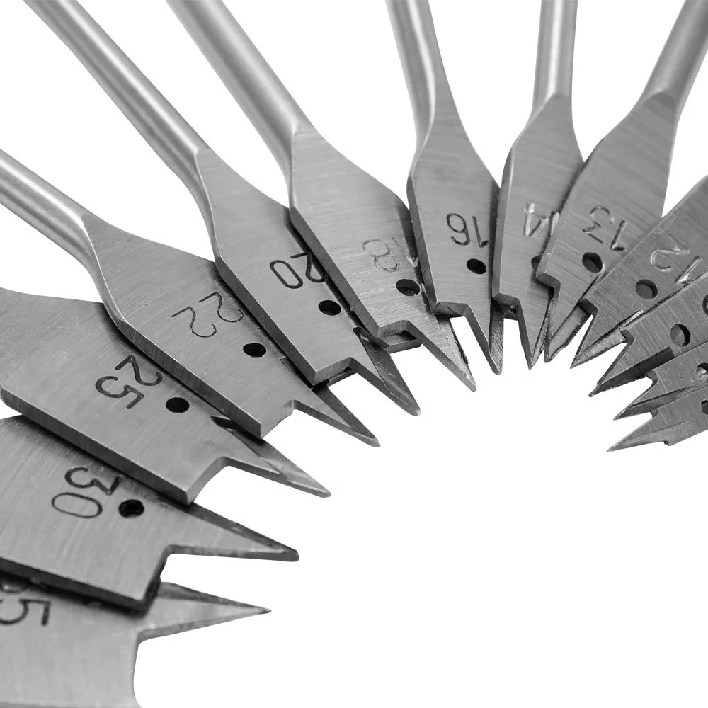 Flat Wood Drill Bits,Spade Paddle Flat Wood Boring Titanium Coated