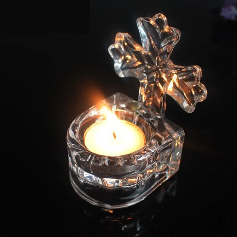 crystal votive candle holders