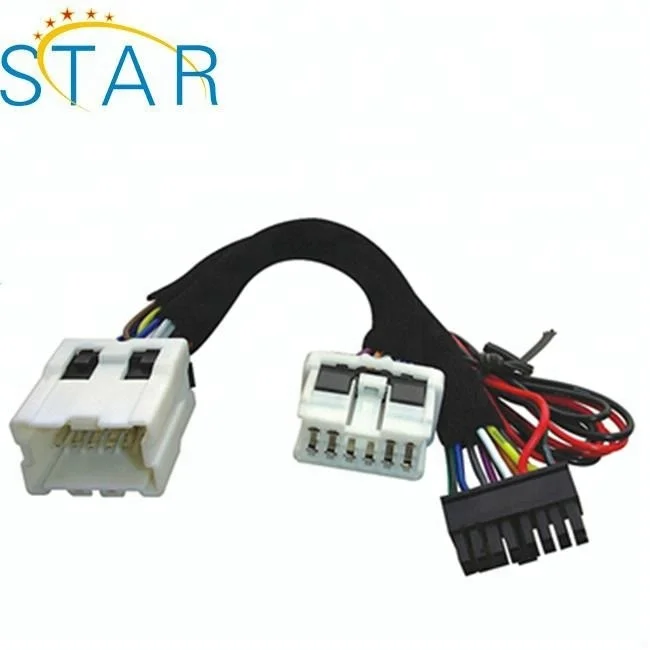 10 6 Pin Male Female Automobile Car Radio Cable Assembly