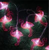 Outdoor And Inddor 10 LED Pink Flamingo Fairy String Light Christnas Halloween Birthday Festive & Party Decoration Supplies