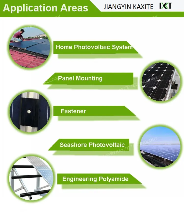 Рельсы для монтажа крыши на панели солнечных батарей для проекта PV