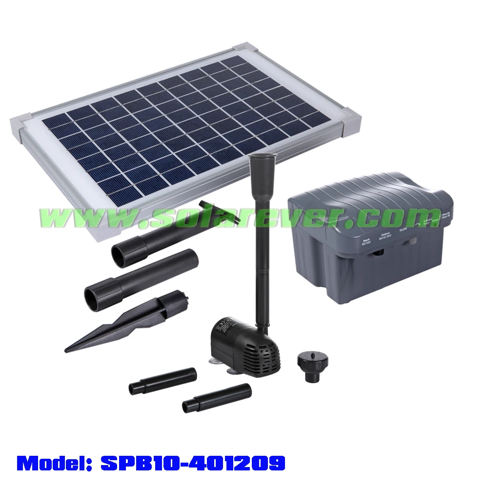 Portable Solar Powered Water Pump For Aquaponics (spb10 