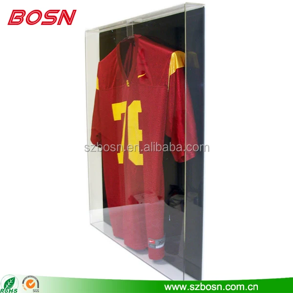 Manufactory Customize Acrylic Football Jersey Display Case Perspex