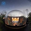 3M ,4M,5M Outdoor Rental Camping Clear Transparent Inflatable Crystal Bubble Tent / Inflatable Bubble Dome Tent With Tunnel
