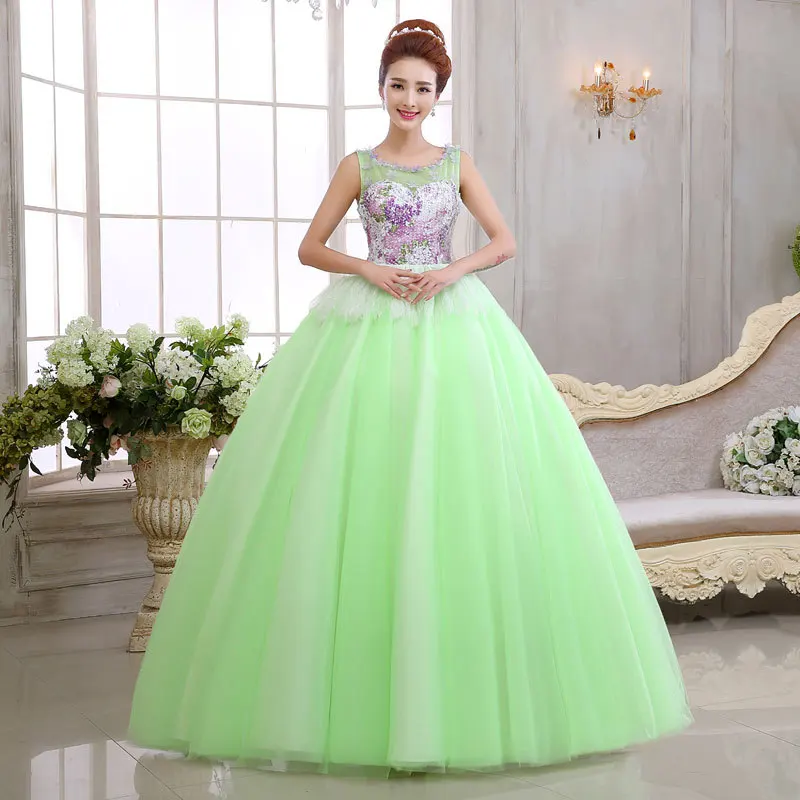 Green Lace Wedding Dresses