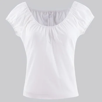 camisa blanca verano mujer