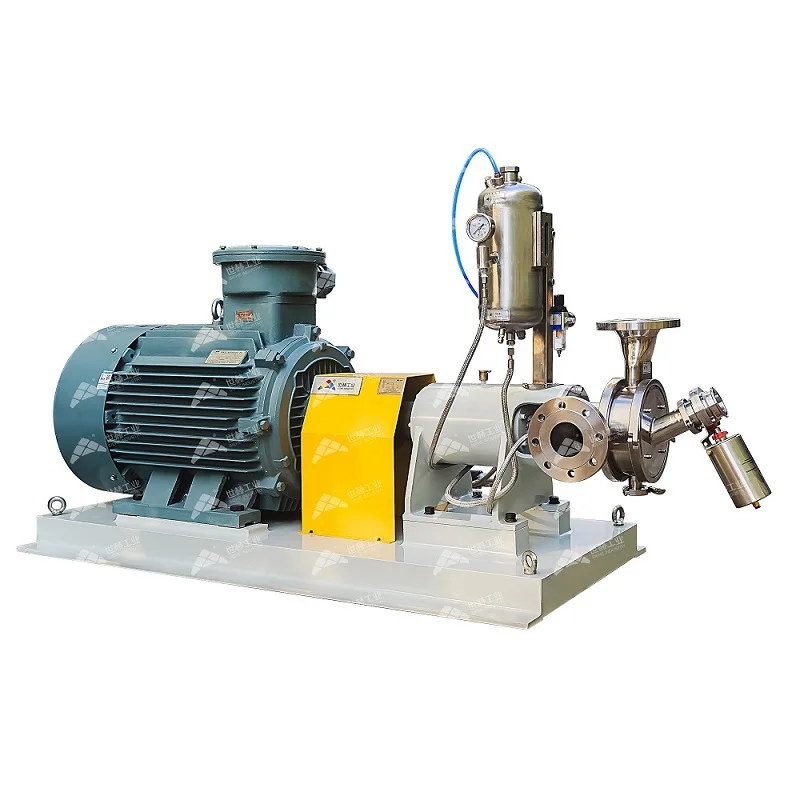 Continous Inline Liquid Powder Mixer Conveying Dispersing Mixing System