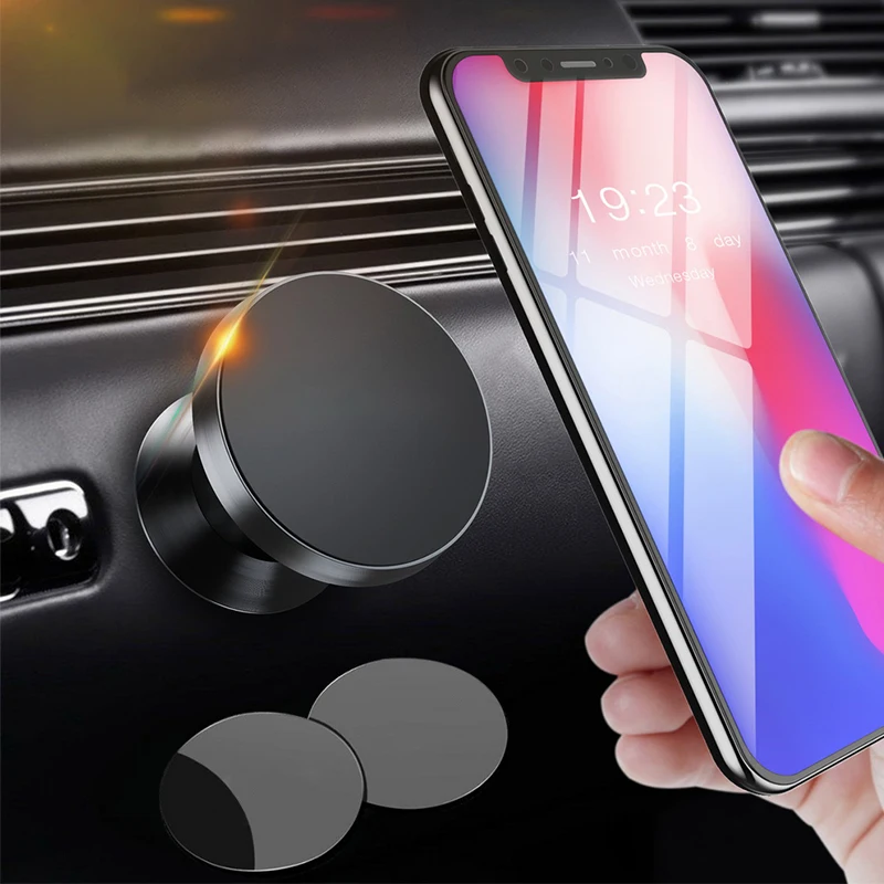 2023 promotional gifts universal air vent magnetic car mount phone holder diamond shape car mobile phone holder