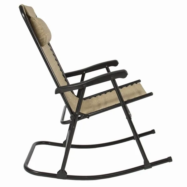Zero Gravity Floor Rocking Chair Patio Modern Lightweight Folding