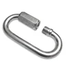 M3.5 M5 M6 M7 M8 M10 M11 M12 Quick Links D Shape Locking Carabiner Stainless Steel Quick Link Chain Connector