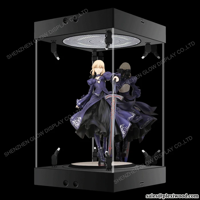 Led Lighted Acrylic Display Case For 12 Inch Figure 1/6 Scale