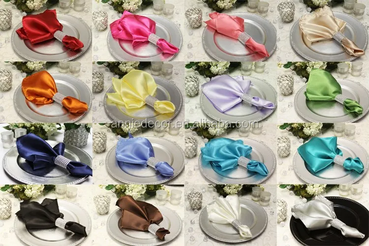 Hot Selling Custom Color Linen Napkins Wholesale 45x45 Western food Napkins for Table Decorations