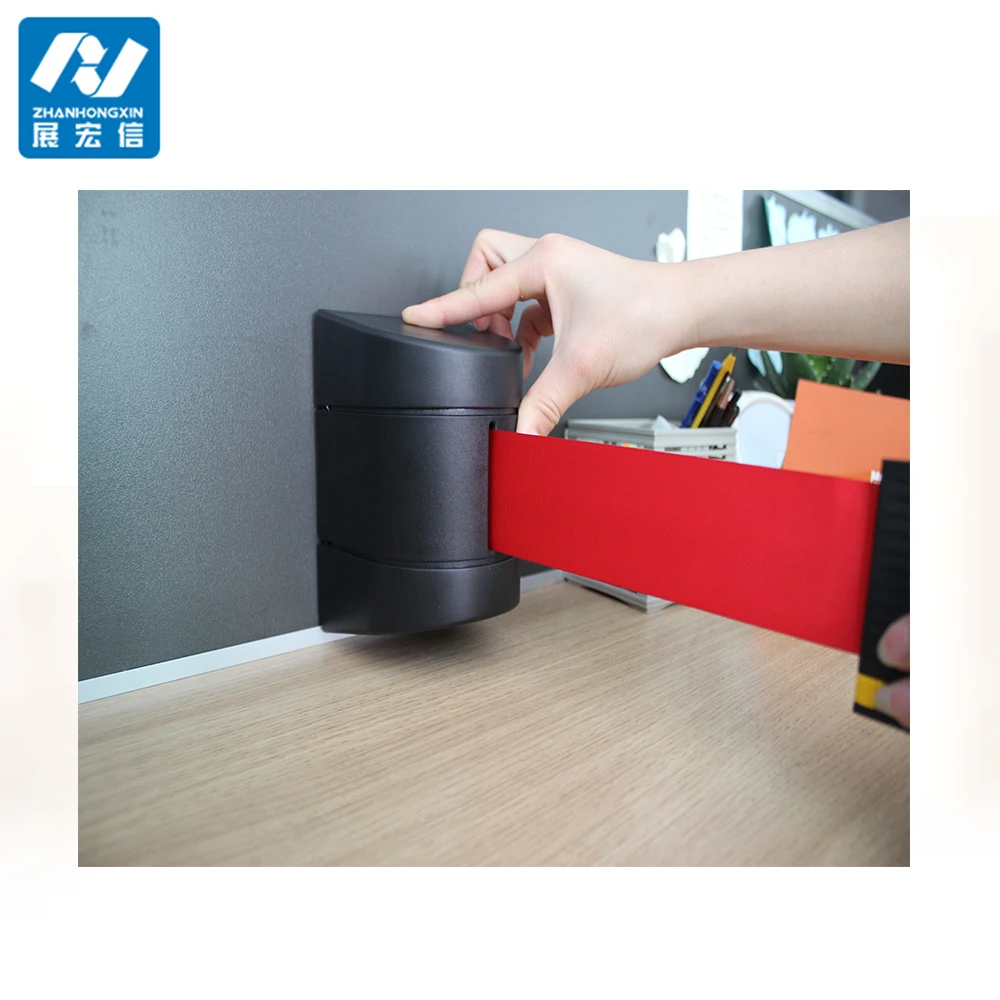 3m Plastic Wall Mounted Retractable Barrier Tape With Buy Wall