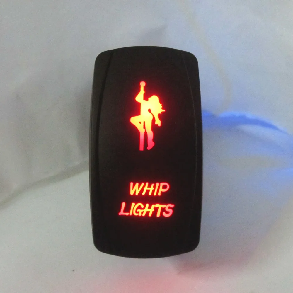 Waterproof Atv 12v 24v Led Light Auto Marine Rocker Switches Buy