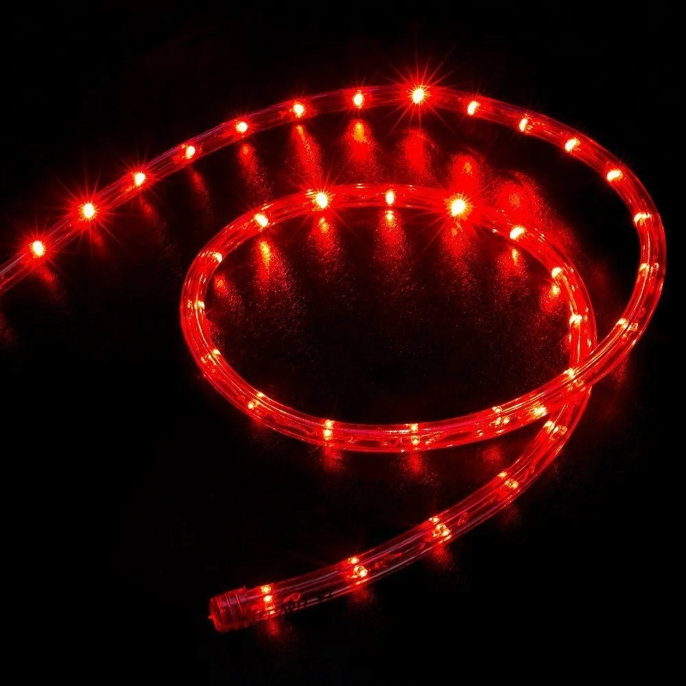 Flexible Neon Good quality 100m/roll 12-220V LED Multicolor Holiday Decoration Rope Light