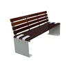 wood outside park commercial outdoor bench