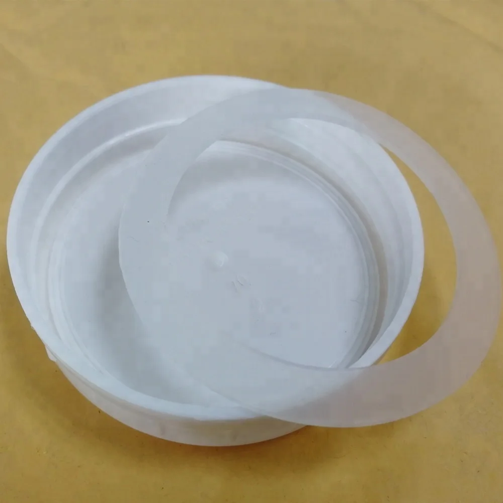 Reusable BPA-free food grade transparent silicone jar seals for wide mouth mason jar lids