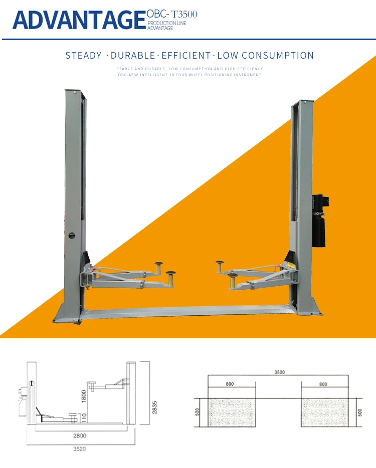 Manual Release 2 Post Car Lift For Car Repair Shop Buy Car Lift,2