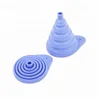 Multi-Function Portable Folding Silicone Funnel Food-Grade Kitchen Silicone Hopper flower funnel