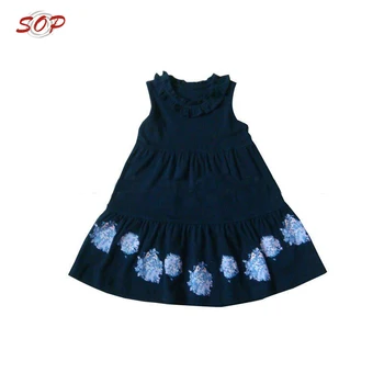 dark blue frock design