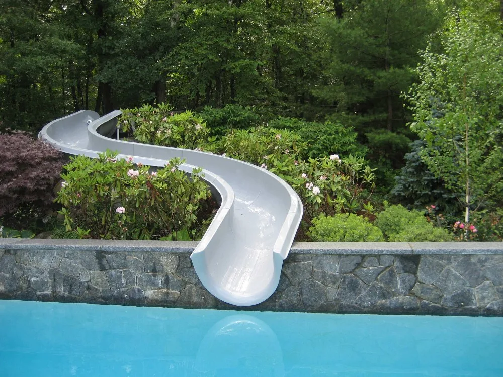 Hotel Swimming Pool Curve Fiberglass Water Slide For Sale Buy Curve