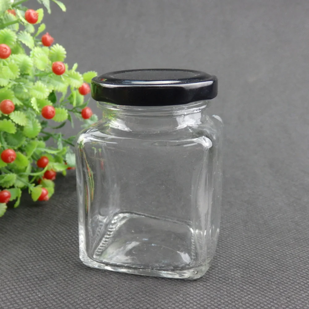 Square Small 120ml Honey Glass Jars With Tap Wholesale Canada Buy