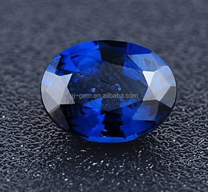 3*5mm Oval Cut 34# Blue Synthetic Ruby Stone Corundum Gemstone - Buy