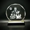 Sample support new products crystal plaques/blocks/cubes for photo souvenirs