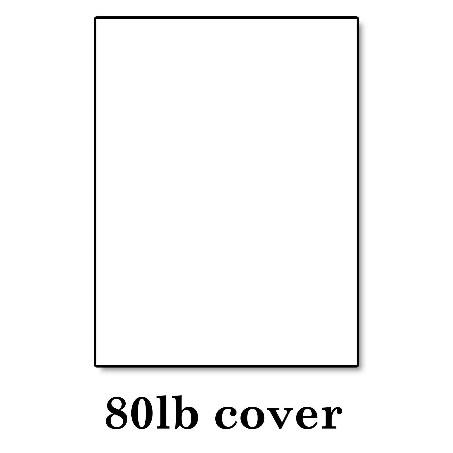 Hamilco White Cardstock Thick Paper – 8 1/2 x 11" Blank Heavy Weight 80 lb Cover Card Stock - for Brochure Award and Stationery Printing - 250 Pack