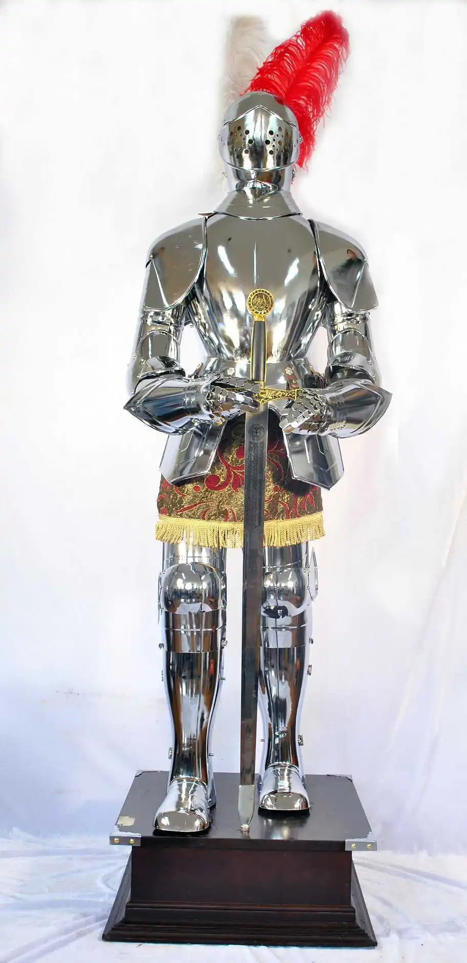 medieval armor suit with sword knight armour suit medieval full