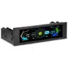 STW Computer Case 5.25 Media Dashboard 5 Channels Touch Screen PWM Fan Speed Controller