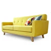 Nordic cloth art Japanese style is contracted sofa set wooden