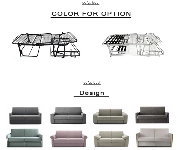 Italian Design Adjustable Folding Sofa Bed Mechanism Pull Out Sofa Bed