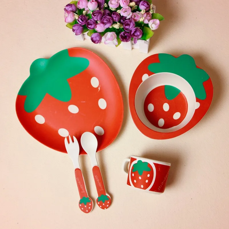 -font-b-strawberry-b-font-shape-Bamboo-font-b-fiber-b-font-funny-kids-set