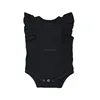 Wholesale Infant Bodysuits sleeveless Ruffle Plain Onesie Romper
