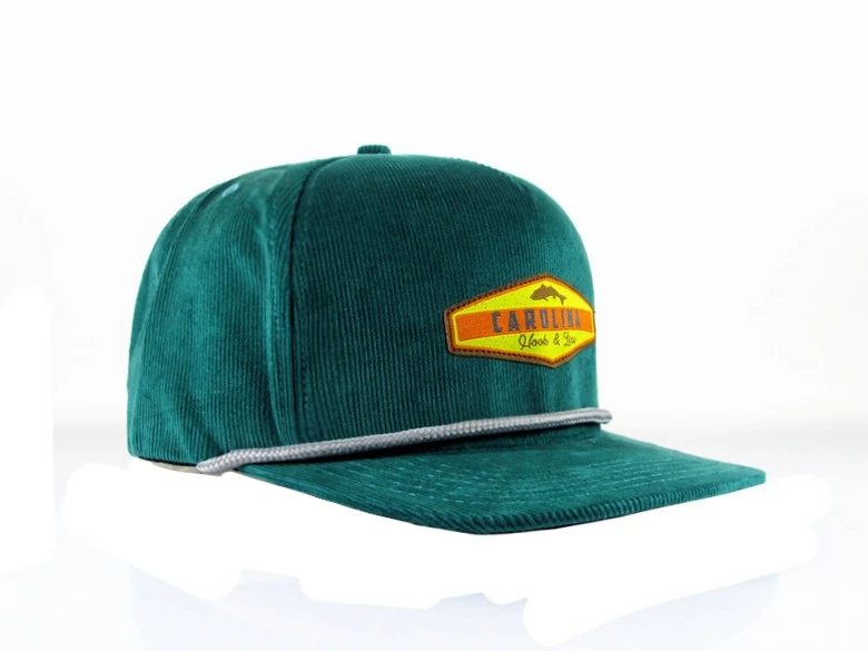 Download Wholesale Green Custom Corduroy Cap Snapback Hat With Rope - Buy Corduroy Snapback Hat Wholesale ...