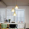 Nordic Creative Restaurant Three Headed Golden Industrial Style Decoration Chandeliers Ceiling
