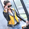 Wholesale Pu Leather Jacket High End Fashion Women Leather Jacket