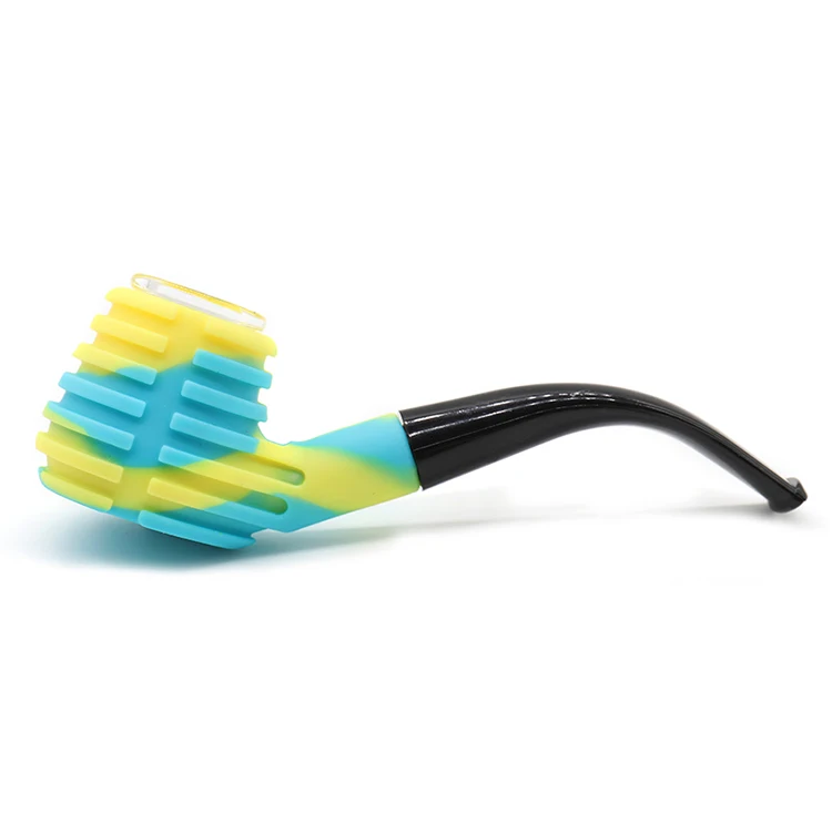 Tobacco Pipe Glass Hammer Smoking Silicone Pipe