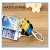 Rechargeable Alibaba Phone Charger 2600mAh 3D Minion Battery Cartoon Model ROHS Power Bank