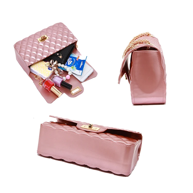 Candy Color Jelly Bag Handbag